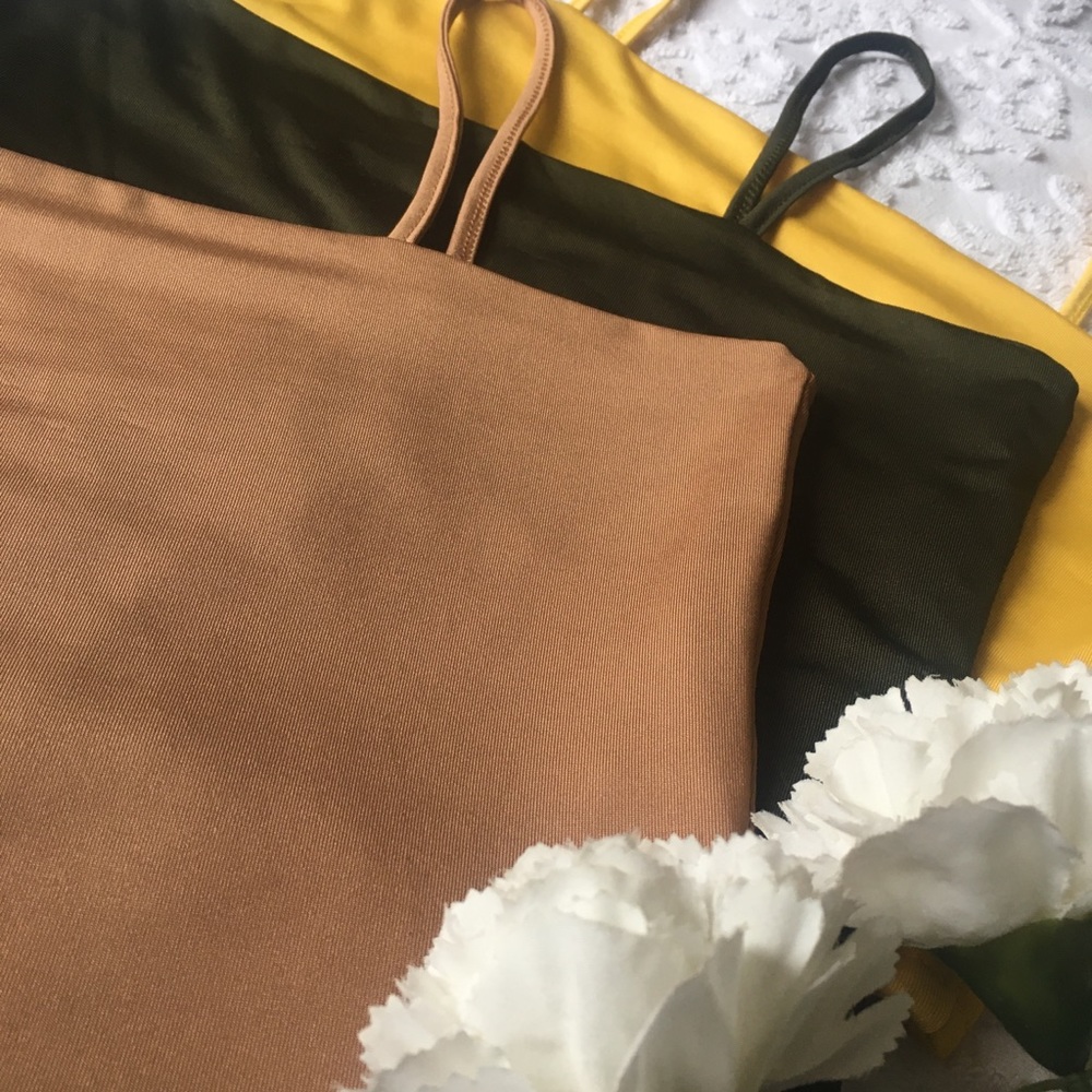 Tank Top Large Olive Green